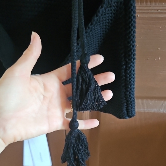 525 America Black Knit Halter Tank Top - Picture 4 of 6